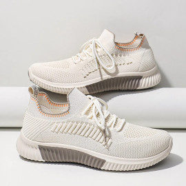 Women Lace Up Running Shoes