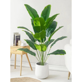 1pc Artificial Plants Large Tropical Palm Tree Fake Banana Plants Leaves Real Touch Plastic Monstera Plant For Home Garden Decor - AliExpress 15