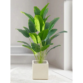 1pc Artificial Plants Large Tropical Palm Tree Fake Banana Plants Leaves Real Touch Plastic Monstera Plant For Home Garden Decor - AliExpress 15