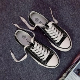 Shoes For Women Low-Top Vulcanized Canvas Platform Sneakers Black Flats Tennis Female Classic Student Small Couples Skateboard - AliExpress 322