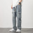 Men's Straight Cargo Jeans (Stretch Waist Casual Soft Sweatpants)