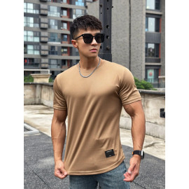 Men Summer Short Sleeve Fitness T Shirt