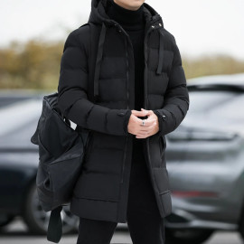 ZK Men Hooded Casual Winter Jackets