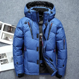 Hooded Warm White Duck Down Jackets
