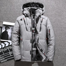 Hooded Warm White Duck Down Jackets