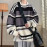 Men's Japanese Vintage Striped Color Sweater