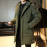 Winter Men's Long Parka Warm Jacket Fleece Liner Hooded Windbreaker Coat