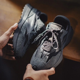 Maden Men Spring New Thick-soled Black Sneakers Casual Comfortable Retro Jogging Shoes Low-top Casual Sneakers for Men Shoes - AliExpress 