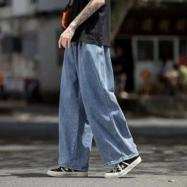 Denim Cargo Wide Leg Jean Pants For Men