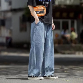 Denim Cargo Wide Leg Jean Pants For Men