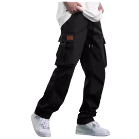 Men's Multi-Pocket Loose Cargo Trousers