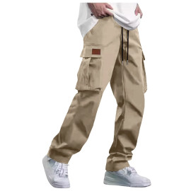 Men's Multi-Pocket Loose Cargo Trousers 