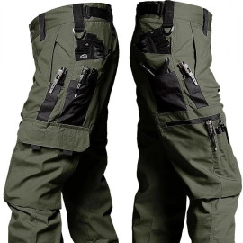 Men Multi-pocket Tactical Cargo Trousers