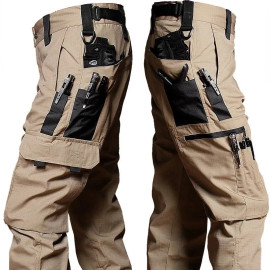Men Multi-pocket Tactical Cargo Trousers