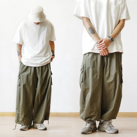 Men's Wide-leg Cargo Pant With Pockets