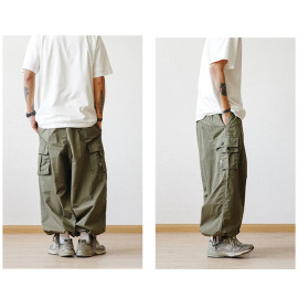 Men's Wide-leg Cargo Pant With Pockets
