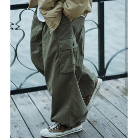 Men's Wide-leg Cargo Pant With Pockets