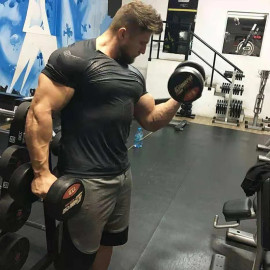 Men Workout Quick Dry T-shirt 