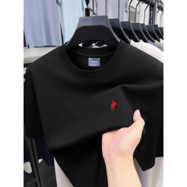 Men's Breathable Round Neck Short Sleeve T-shirt