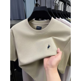 Men's Breathable Round Neck Short Sleeve T-shirt