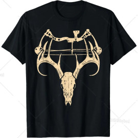 Deer Skull Casual T-Shirt for Men