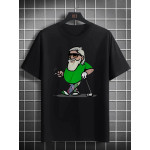 Men's Golf Man Printed Cotton T-shirt 
