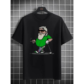 Men's Golf Man Printed Cotton T-shirt