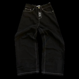 Y2k Men Retro High Waist Jeans