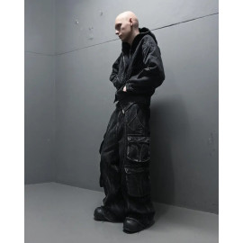 Men's Vintage Gothic Wide Leg Jeans 