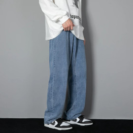 Men's Korean Style Long Jeans 