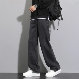 Men's Korean Style Long Jeans 