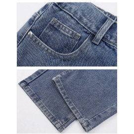 Men's Korean Style Long Jeans 