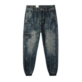 Street Fashion Men Retro Jeans 