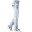 Casual Straight Denim Stretch Jeans For Men's 