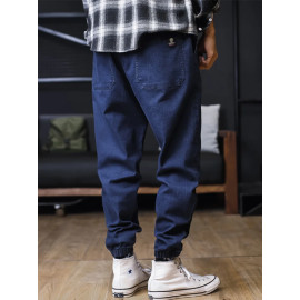 Plus Size Cargo Jeans For Men