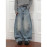 Blue Men's High Waist Jean