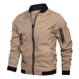 Men's Casual Lightweight Bomber Jacket 