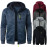 Men's Casual Cardigan Hooded Jacket 