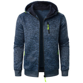 Men's Casual Cardigan Hooded Jacket 