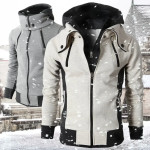 Men's Zip Up Heavyweight Hooded Jacket