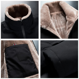 Men's Warm Thick Fleece Jacket 