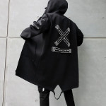 Men's Windbreaker Long Over Coat 