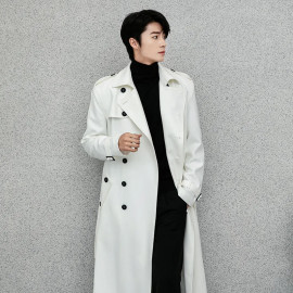 Men's Double Breasted Trench Coat