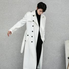 Men's Double Breasted Trench Coat 