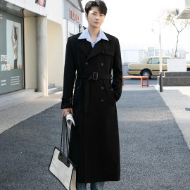 Men's Double Breasted Trench Coat 