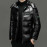 Glossy Parka Jacket For Men's 