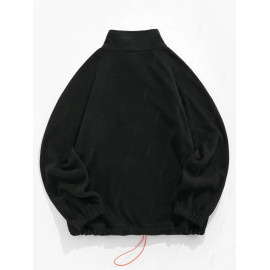 Men's Fluffy Fleece Embroidered Hoodies