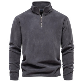 AIOPESON Warm Fleece Sweatshirt For Men's