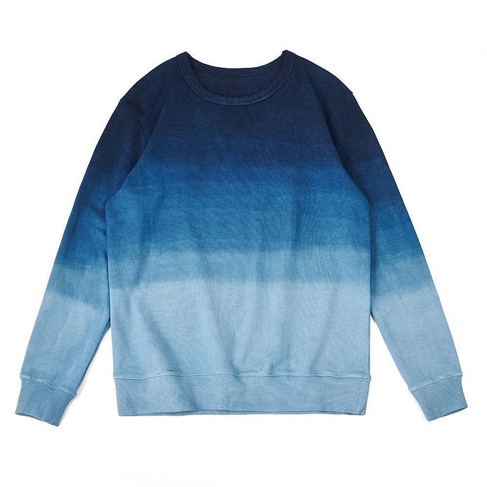 Men's Indigo Combed Cotton Sweatshirt 