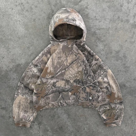 Camouflage Retro Hoodie For Men's